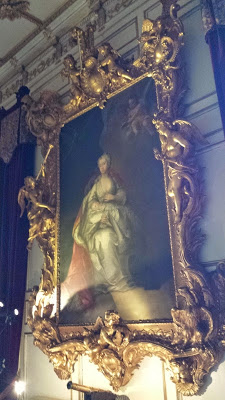 18th/19th-century painting in ornate frame